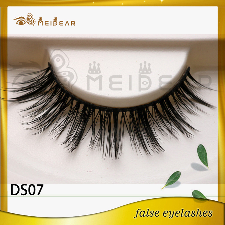 Factory wholesale private label silk eyelashes  professional